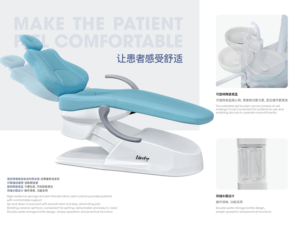 Scaun stomatologic de tratament complet L600F + scaun gratuit pentru stomatolog